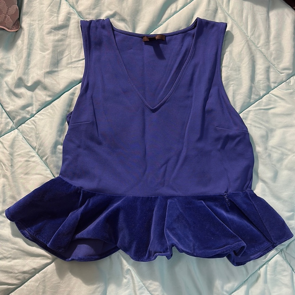 Jcrew peplum tank